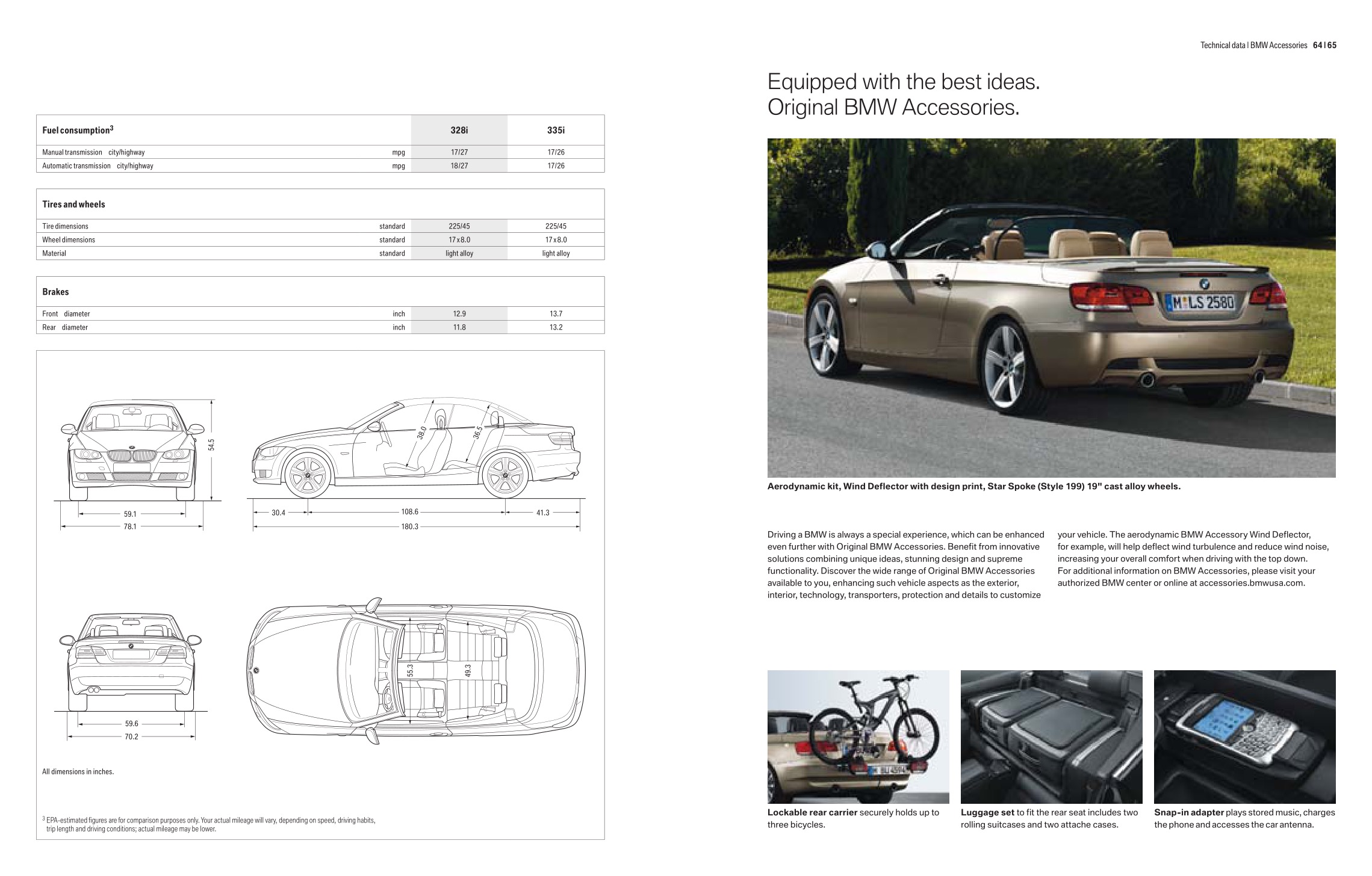 2010 BMW 3-Series Convertible Brochure Page 2